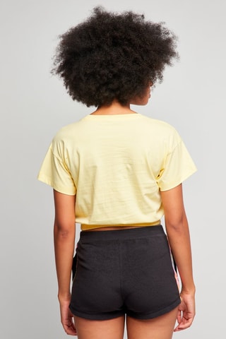 Crop top - Moutarde - Blanc, rouge et jaune