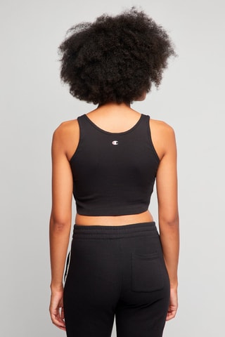 Crop top - Noir - Blanc, noir et rouge