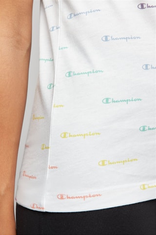 T-shirt - Blanc - Blanc, noir, rouge, jaune et orange