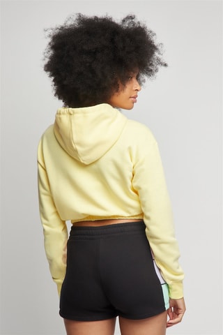Sweat à capuche - Jaune - Blanc et jaune
