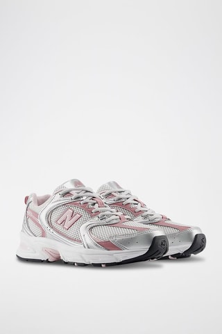 Baskets - Argenté et vieux rose - New Balance