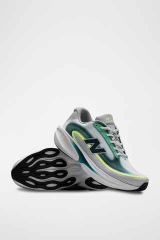 Chaussures de footing - Gris clair et vert - New Balance