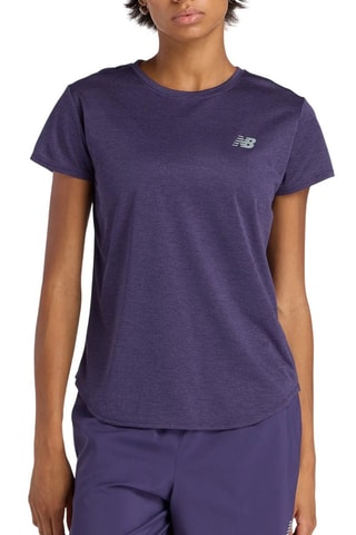 T-shirt d’entraînement - Violet chiné - New Balance