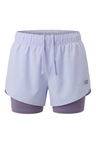 Short d’entraînement 2-en-1 - Violet - New Balance