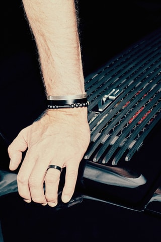 Armband - Zilver en Onyx - 1,5 g