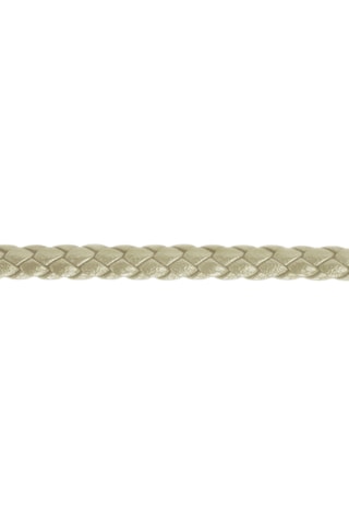 Armband - Leer en Zilver - 7 g