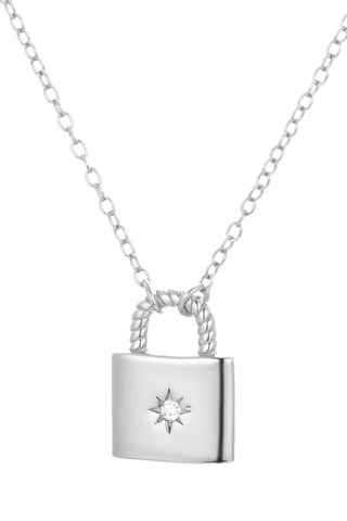 Collier Argent et zircon