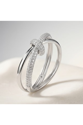Bague Laccio - Argent plaqué or jaune