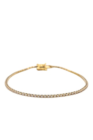Bracelet Rivière - Or jaune et diamants naturels