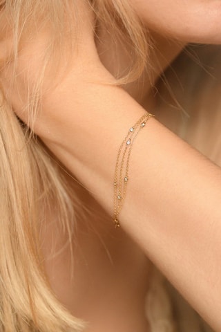 Bracelet Voie Lactée - Or jaune et diamants naturels