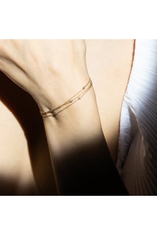 Bracelet Voie Lactée - Or jaune et diamants naturels