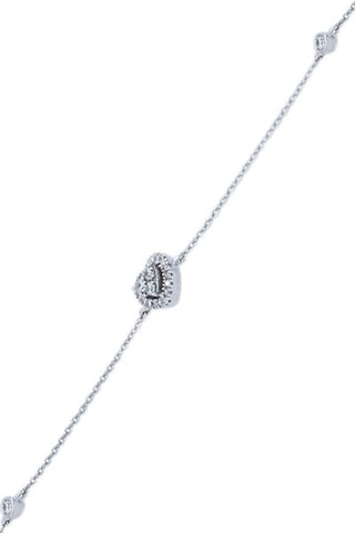 Bracelet - 
Or blanc et diamants naturels