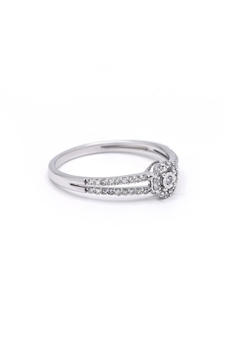 Bague Vera - Or blanc et diamants naturels