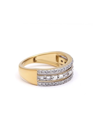 Bague Lueur de Tendresse - Or jaune et diamants naturels
