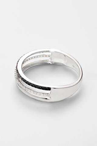 Bague Delya - Or blanc et diamants naturels