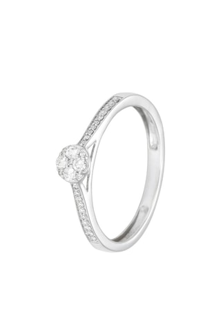 Bague Love, always - Or blanc et diamants naturels