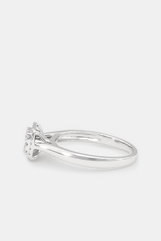 Bague Carré Etincelant - Or blanc et diamants naturels 0,48 carat/29