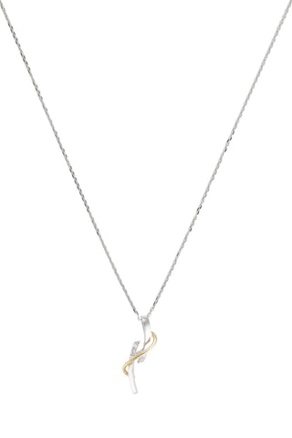 Pendentif Union - Or blanc, or jaune et diamants naturels