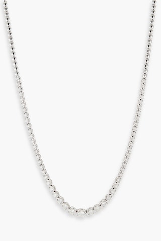 Collier Rivière 3 carats - Or blanc et diamants naturels