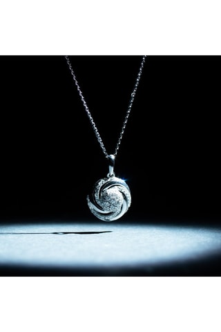 Pendentif Nébuleuse de Diamant - Or blanc et diamants naturels