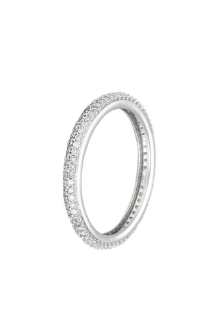 Bague Nyx - Or blanc et diamants naturels