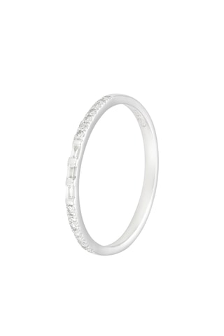 Anello Sonnie - Oro bianco e diamanti naturali
