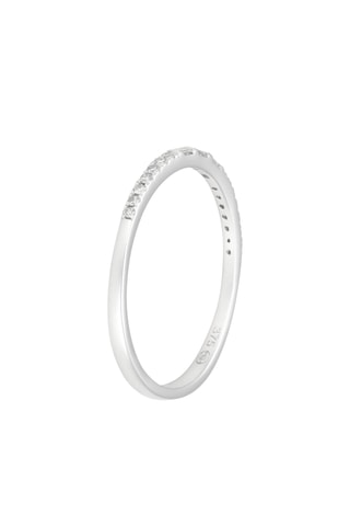 Anello Sonnie - Oro bianco e diamanti naturali