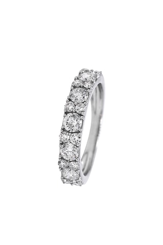 Bague Jerrika - Or blanc et diamants naturels