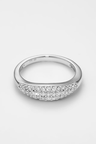 Bague Ivena - Or blanc et diamants naturels