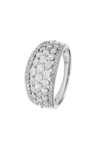 Bague Naïlys - Or blanc et diamants naturels