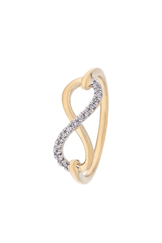 Anello Infini de Lumière - Oro giallo e diamanti naturali