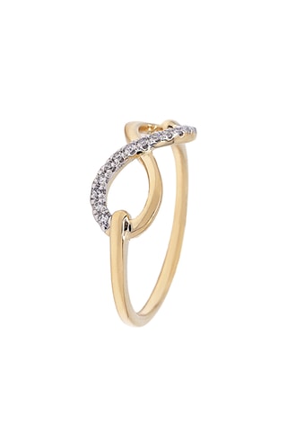 Anello Infini de Lumière - Oro giallo e diamanti naturali