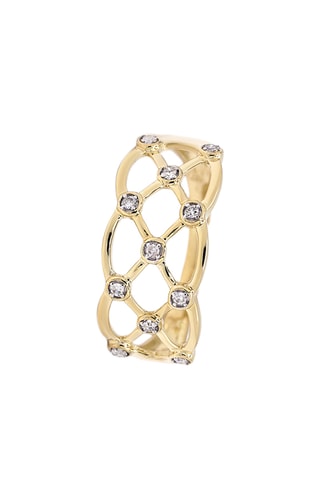 Anello Liaison Passionnelle - Oro giallo e diamanti naturali