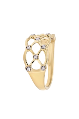 Anello Liaison Passionnelle - Oro giallo e diamanti naturali