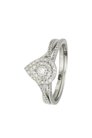 Bague Livadia - Or blanc et diamants naturels