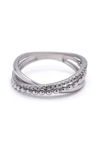 Bague Enlace-moi - Or blanc et diamants naturels
