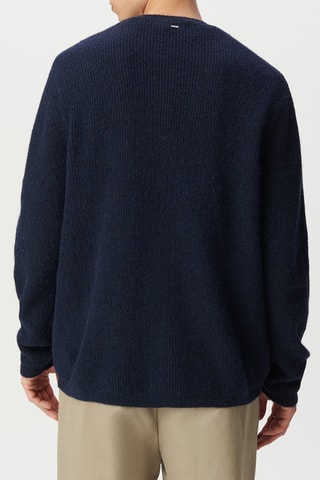 Pull en laine - Bleu