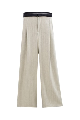 Pantalon droit - Beige