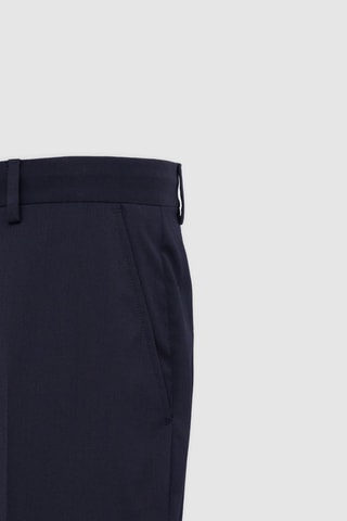 Pantalon slim en laine - Noir
