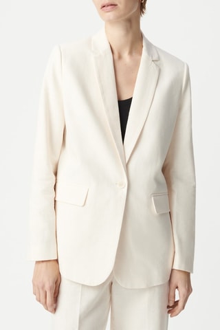 Veste en lin - Blanc