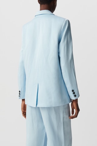 Veste en lin - Bleu