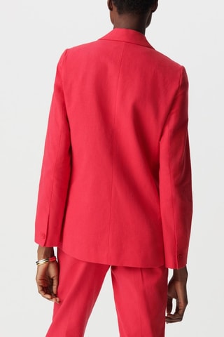Veste en lin - Rouge