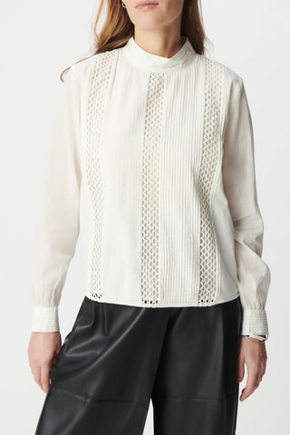 Top en coton biologique - Blanc