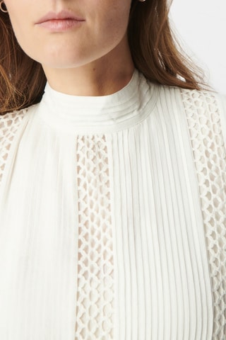 Top en coton biologique - Blanc