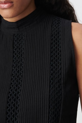 Top en coton biologique - Noir