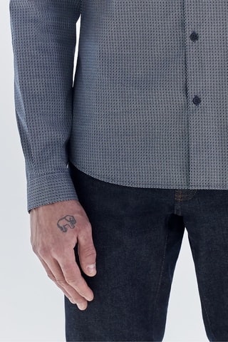 Chemise - Blanc et bleu