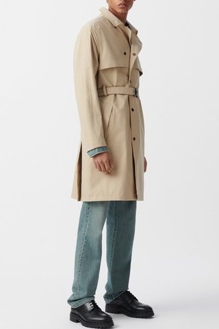 Trench à capuche - Beige