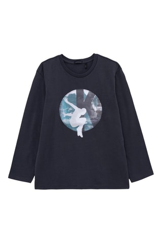 T-shirt en coton biologique - Anthracite