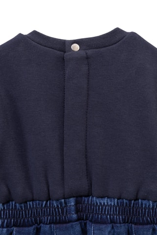 Robe trompe-l’œil - Bleu marine