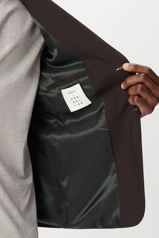 Veste de costume en laine - Marron